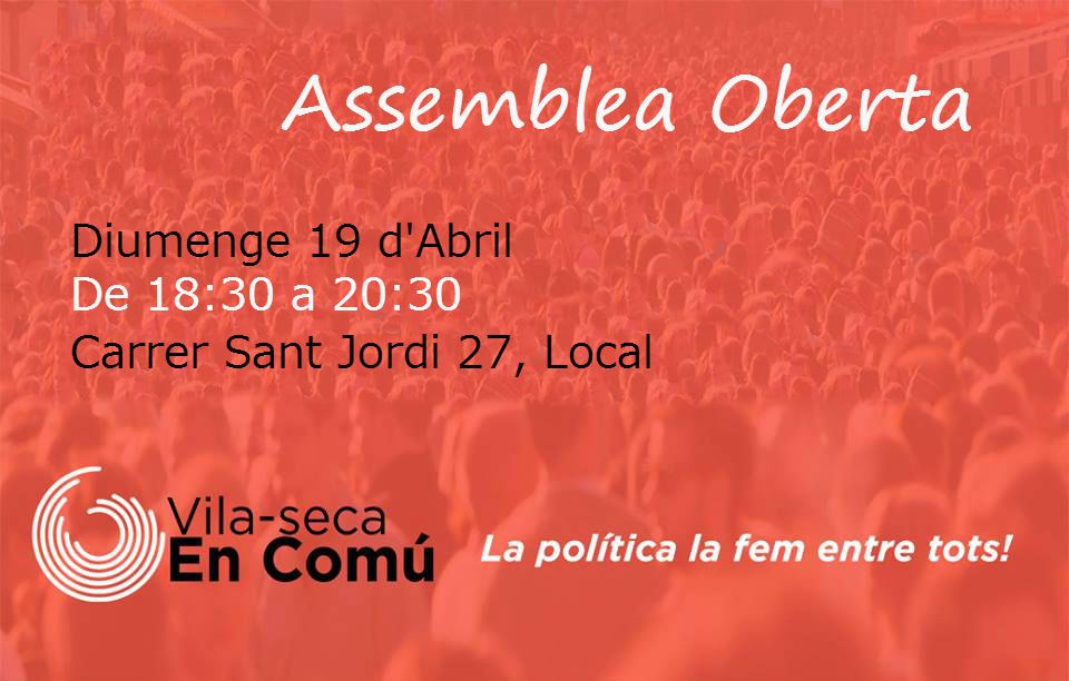 Assemblea Oberta Vila-seca En Comú