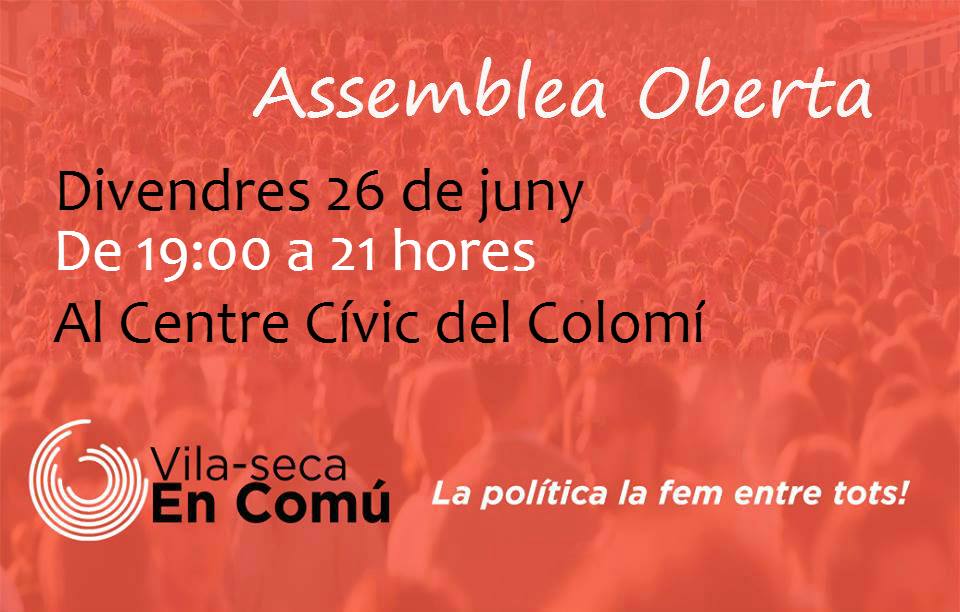 Assemblea Oberta al Centre Cívic del Colomí