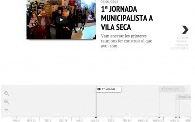 Nova secció al web: TIMELINE En Comú