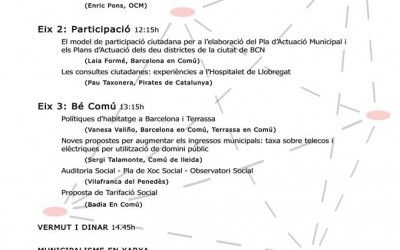 Trobada Municipalista de Comuns a Lleida