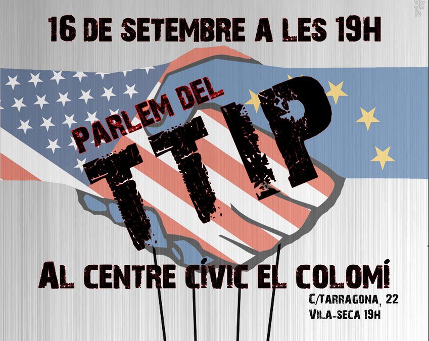Vila-seca en Comú promou el debat sobre el TTIP