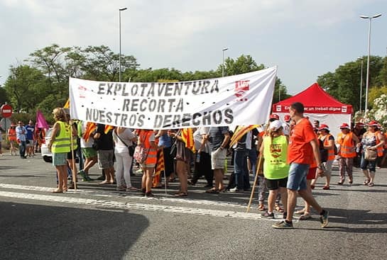 Vila-seca en Comú es solidaritza amb el personal laboral de PortAventura