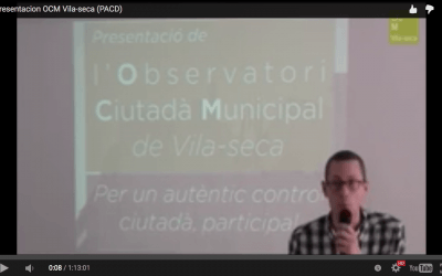 Presentació Observatori Ciutadà Municipal