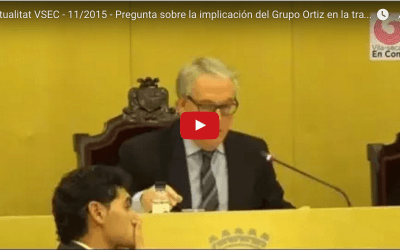 Nou video Actualitat VSEC – Elisabet Sánchez demana explicacions al Ple sobre la implicació del Grupo Ortiz a la trama del 3%