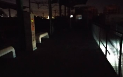 Tornem a exigir a Adif una solució per l’enllumenat de l’estació de trens